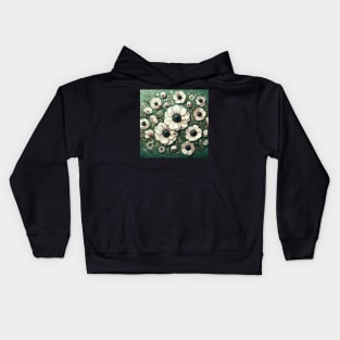 Anemone Flowers Kids Hoodie